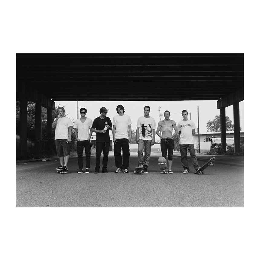 NINETY-SIX DREAMS, TWO THOUSAND MEMORIES<br />Greg Hunt<br />Alien Workshop team (Anthony Van Engelen, Dylan Rieder, Heath Kirchart, Jake Johnson, Arto Saari, Jason Dill and Grant Tayllor),Birmingham, 2009